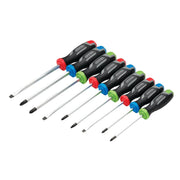 Draper Pound Thru Soft Grip Screwdriver Set 9 Piece