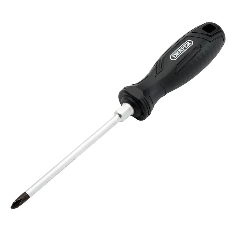 Draper Phillips Hard Grip Screwdriver, PH2 - Multiple Length Options