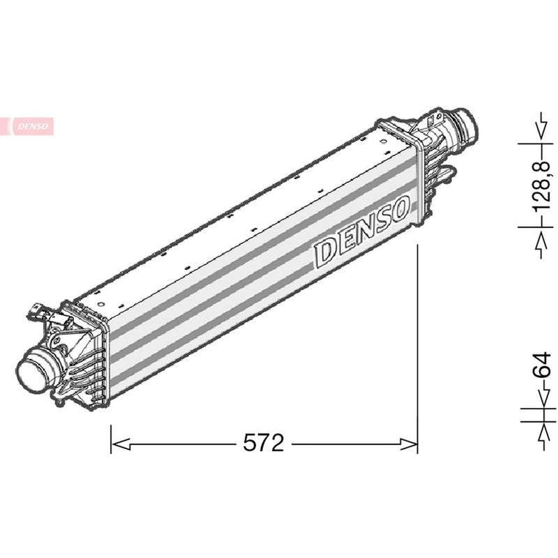 Denso Intercooler (Charge Air Cooler) DIT20006