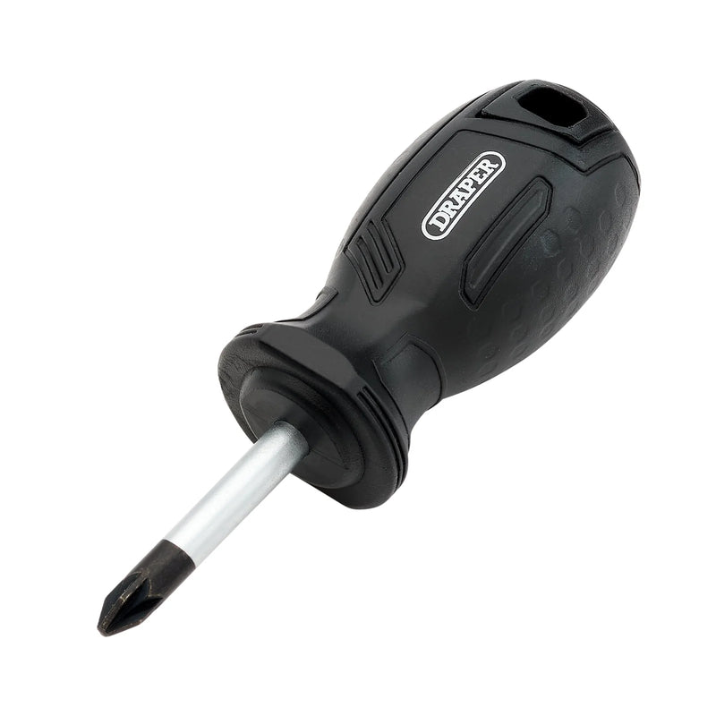 Draper Pozi Hard Grip Screwdriver, PZ2 - Multiple Length Options