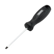 Draper Slotted Hard Grip Screwdriver 3 x 75mm