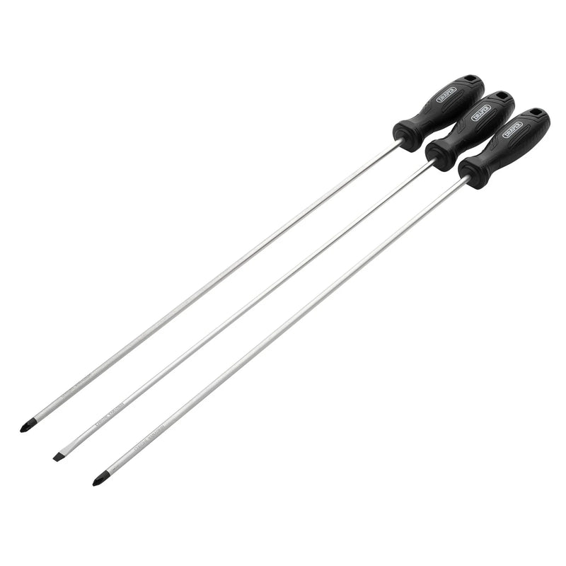 Draper Long Reach Screwdriver Set 3 Piece