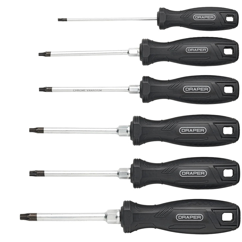 Draper TX-STAR® Screwdriver Set 6 Piece with Hard Grip
