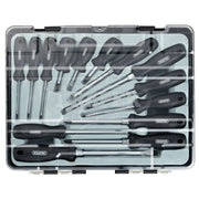 Draper Hard Grip Screwdriver Set 14 Piece with Magnetic Tips