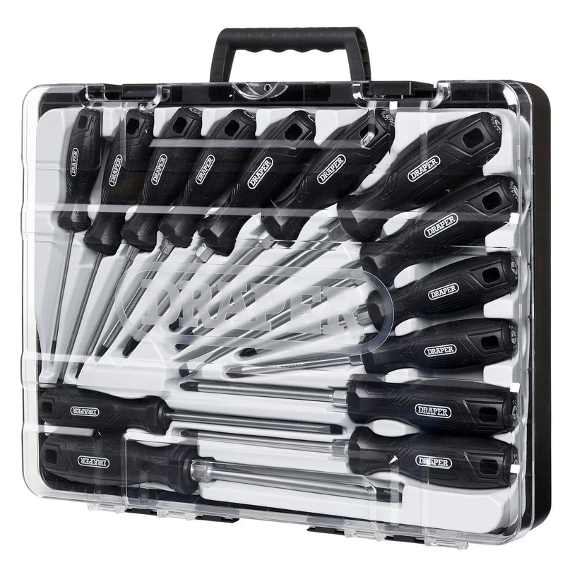 Draper Screwdriver Set TX-STAR® 14 Piece with Hard Grip Handles