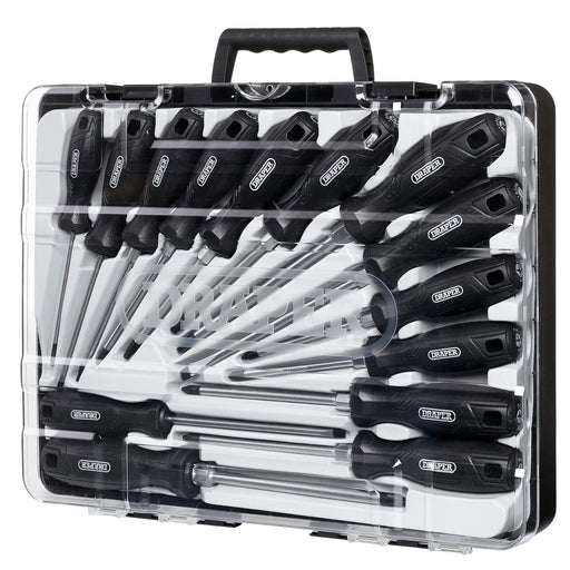 Draper Screwdriver Set TX-STAR® 14 Piece with Hard Grip Handles
