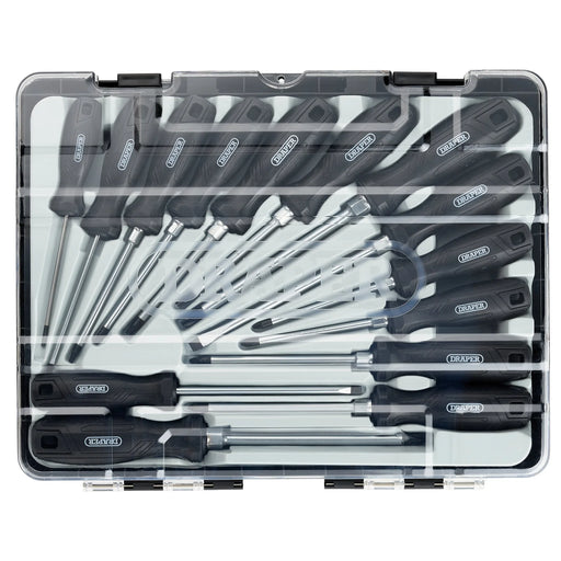 Draper Screwdriver Set TX-STAR® 14 Piece with Hard Grip Handles
