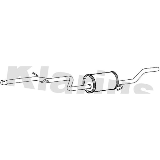 Klarius Box With Tail Pipe Rear VW912V