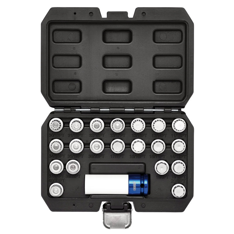 Draper Locking Wheel Socket Set 21 Piece LWSS/BMW-21 Piece