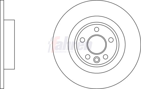 Fahren Brake Disc Set Solid