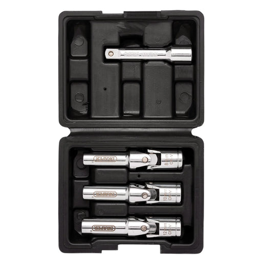 Draper Glow Plug Socket Set 3/8" Drive 4 Piece