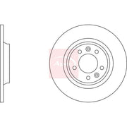 Apec 2 x Solid Rear Brake Discs DSK3628