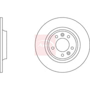 Apec 2 x Solid Rear Brake Discs DSK3628
