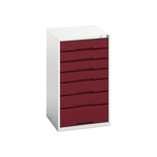 Bott Verso 7 Drawer Cabinet 525 x 900mm Crimson Red - 16925029.24