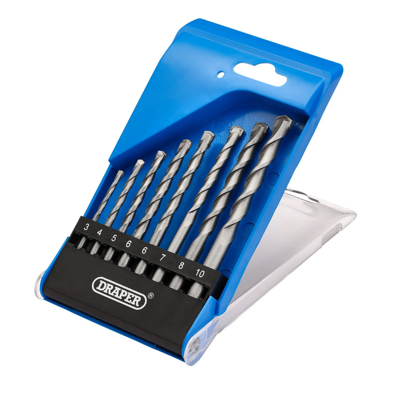 Draper TCT Masonry Drill Bit Set 7 Piece