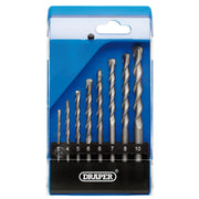 Draper TCT Masonry Drill Bit Set 7 Piece