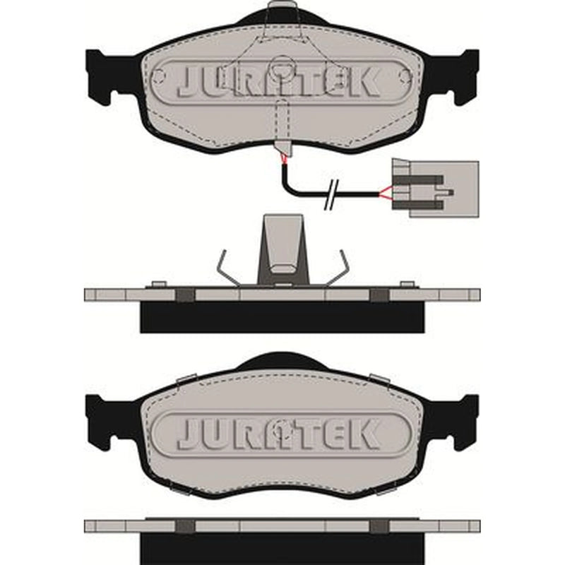 Juratek Front Brake Pad Set JCP766