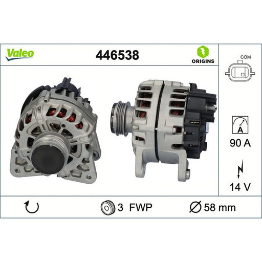 Valeo Car Alternator 12V 446538