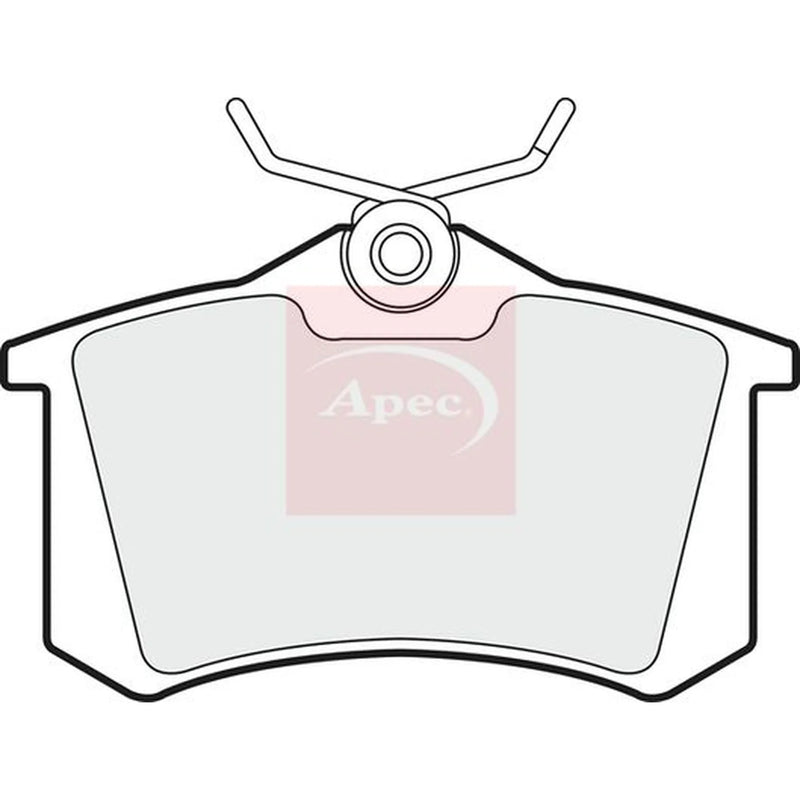 Apec Rear Brake Pad Set PAD533