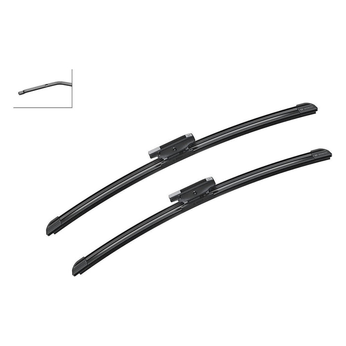 Bosch Aerotwin Flat Blade Front Windscreen Wiper Blade Pair Set 450/475Mm A861S Bosch  - Town Parts