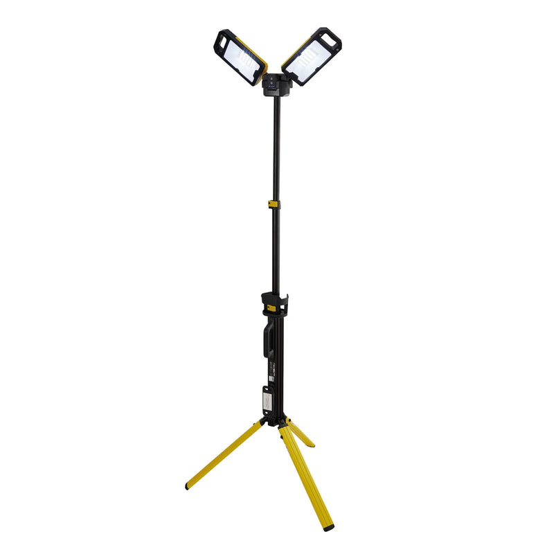 Draper 230V SMD LED Rechargeable Tripod Site Light 50W 5000 Lumens