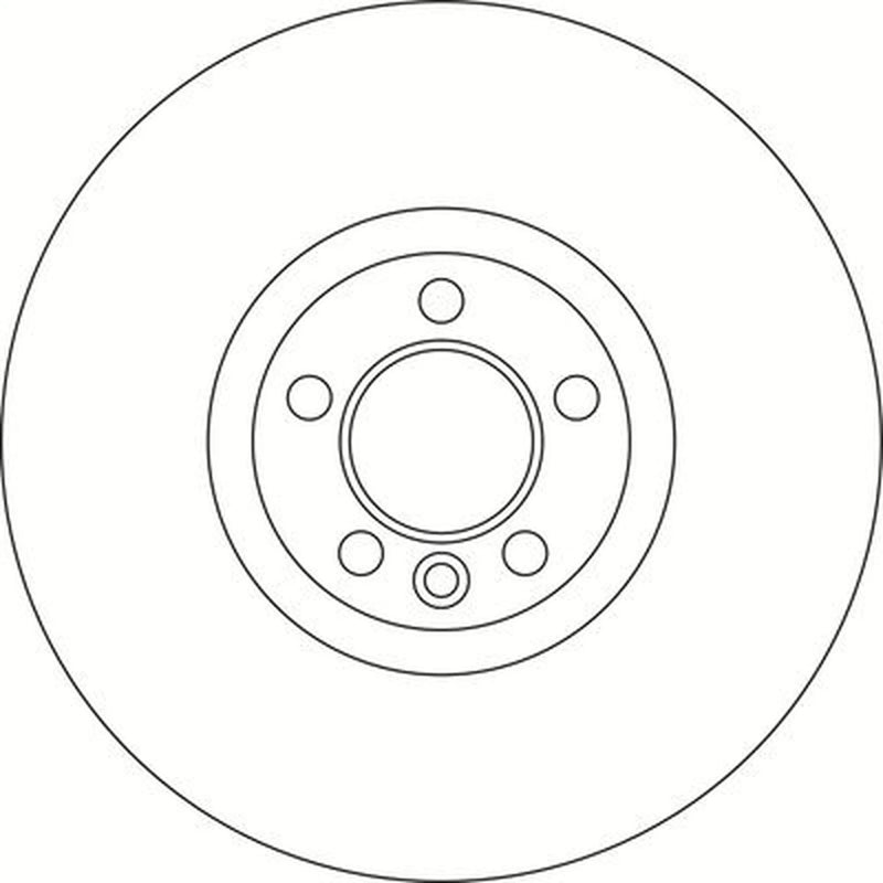 Abtex 2 x Vented Front Brake Discs BD1737V