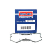 Borg & Beck Brake Pad Accessory Fitting Kit Front BBK1402