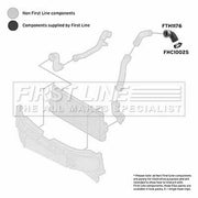 First Line Intercooler Turbo Charge Air Hose FTH1176