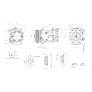 Hella Air Conditioning Compressor 8FK 366 200-891