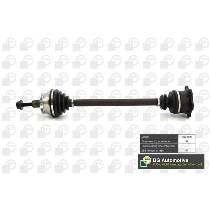 BGA CV Drive Shaft Driveshaft Front Right DS9621RA