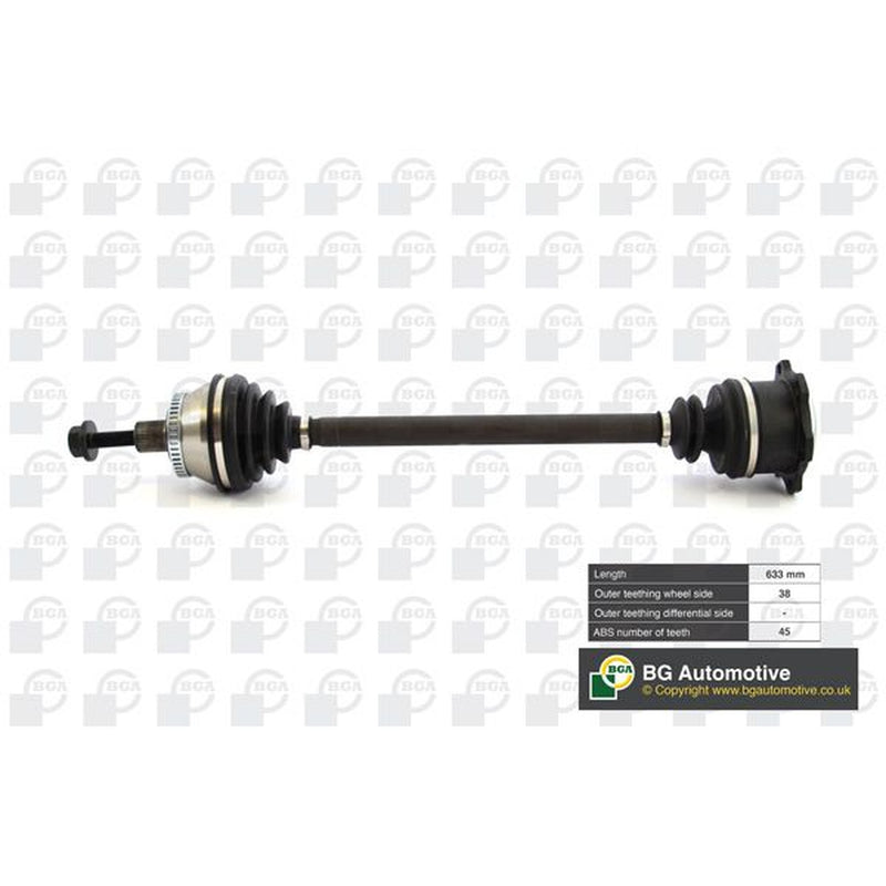 BGA CV Drive Shaft Driveshaft Front Right DS9621RA