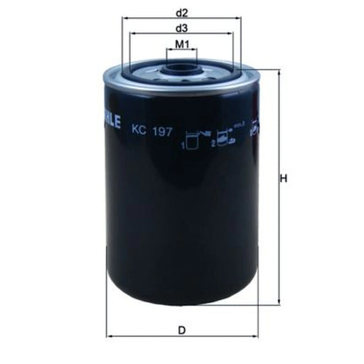 Mahle Fuel Filter Element KC 197