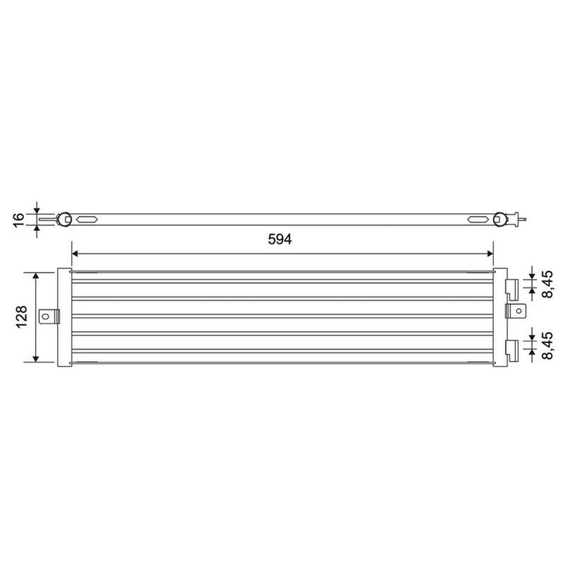 Valeo Air Conditioning Condenser 822676