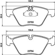 DON Front Brake Pad Set PCP1234