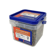 ForgeFix Multi-Purpose Pozi Compatible Screw CSK ST ZYP 5.0 x 50mm Tub 600