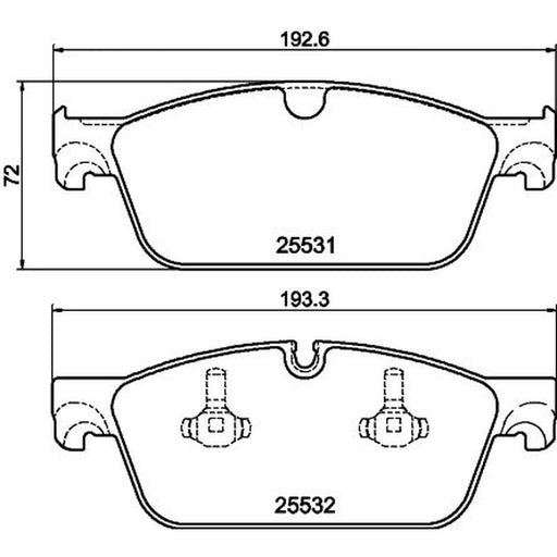 Mintex Brake Pad Set MDB3387