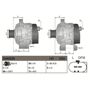 Denso Car Alternator 12V DAN3029