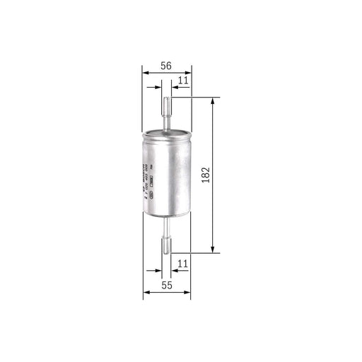 Bosch Car Fuel Filter F3009 Fits Ford Focus Estate/Wagon Ti-Vct - 1.6 - 11- F026 Bosch  - Town Parts