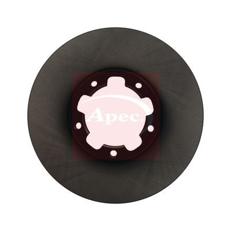 Apec 2 x Solid Rear Brake Discs DSK4217