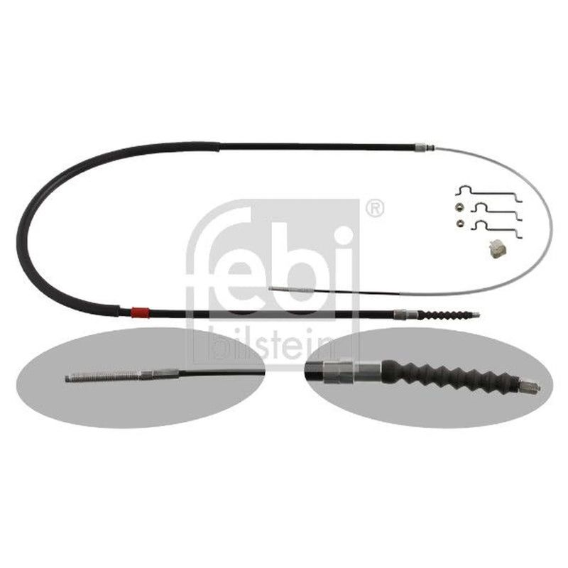 Febi Handbrake Cable Left Rear 36673
