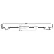 Borg & Beck Brake Hydraulic Hose Line Front Left BBH7822