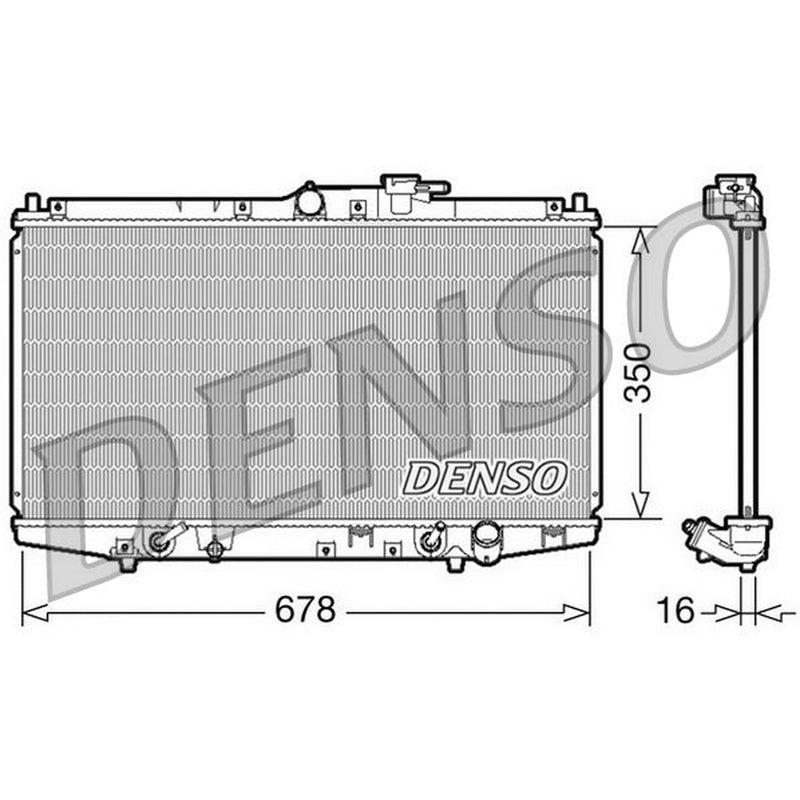 Denso Engine Radiator DRM40020