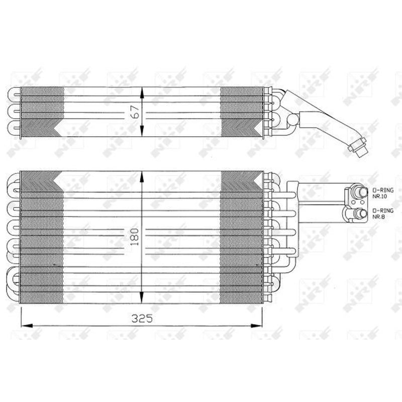 NRF Air Conditioning Evaporator 36057