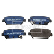 Borg & Beck 4 x Rear Brake Pad Set BBP2818