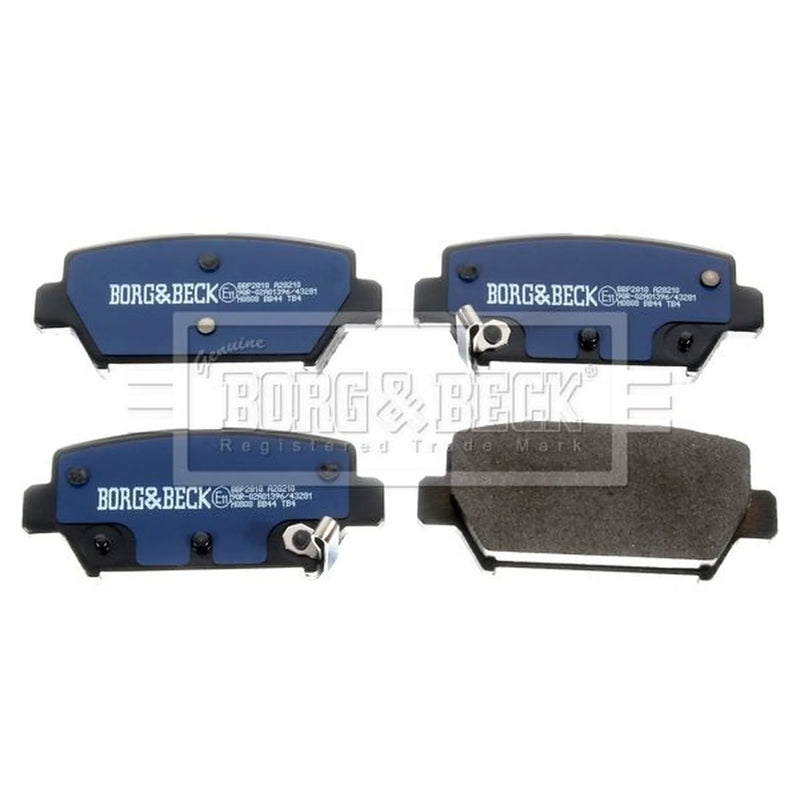 Borg & Beck 4 x Rear Brake Pad Set BBP2818