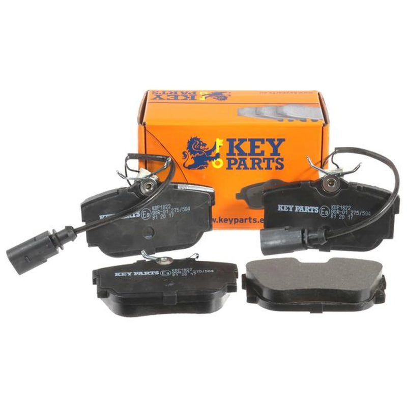 Key Parts 4 x Rear Brake Pad Set KBP1822