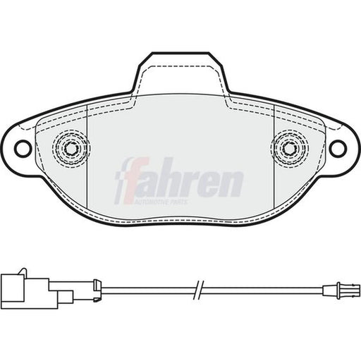 Fahren Front Brake Pad Set FBP3364