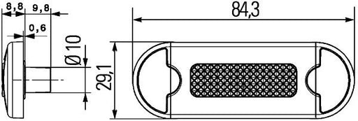 Hella 2XT 959 510-467 Door Entry Light