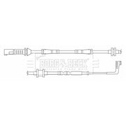 Borg & Beck Brake Pad Wear Sensor Rear BWL3160