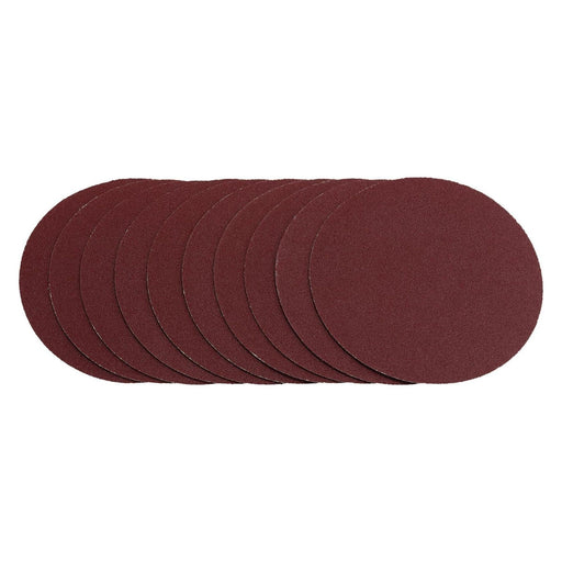 Draper Sanding Discs, 125mm, Hook & Loop, 120G (Pack of 10) 02695 Draper  - Town Parts